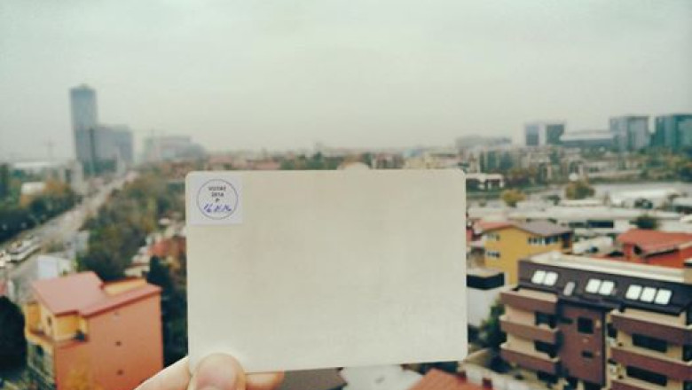 FOTO. Ciprian Marica: „Eu am votat, pentru ca imi pasa” Imagine