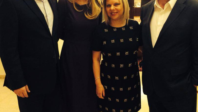 FOTO. Familia Ponta, in vizita la familia Netanyahu. V. Ponta: Asa realizez ca viata de premier in tara noastra e foarte usoara Imagine