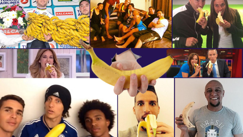 FOTO. „Fenomenul banana”. Reactia lui Dani Alves a declansat o campanie virala impotriva rasismului Imagine
