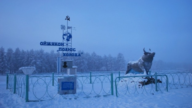 FOTO. Imagini din cel mai friguros loc de pe planeta  Imagine