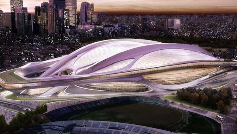 FOTO. Japonezii au modificat proiectul stadionului olimpic. Cum va arata arena de 1,3 miliarde de euro Imagine