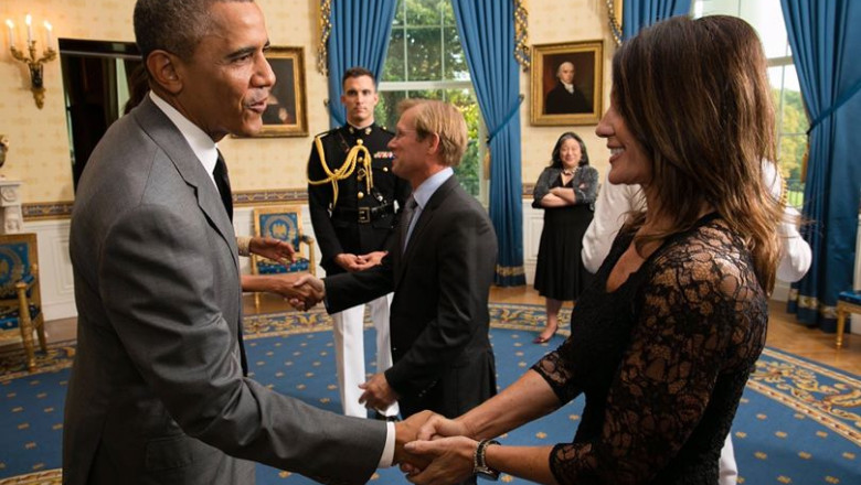 FOTO. Nadia Comaneci, intalnire cu Barack Obama Imagine