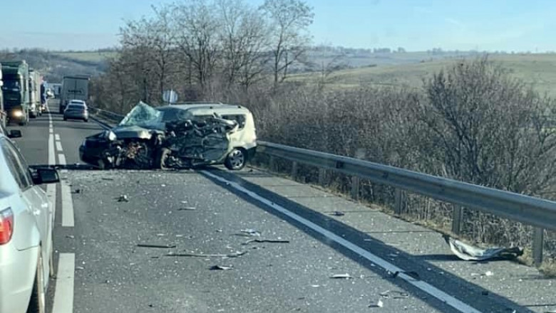 FOTO. O femeie a decedat intr-un accident rutier petrecut pe DN 1 Imagine