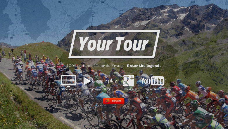 FOTO Turul Frantei virtual by Google: „Your Tour”, un site interactiv dedicat prestigioasei competitii sportive Imagine