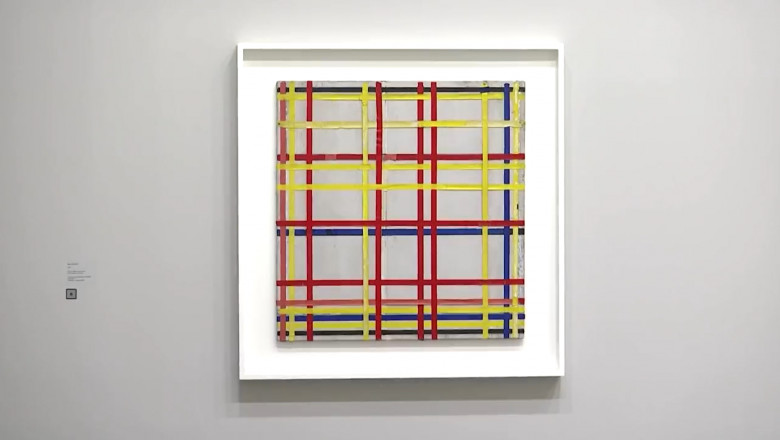 FOTO Un tablou a fost expus cu susul in jos timp de 75 de ani. Cum a fost facuta descoperirea Imagine