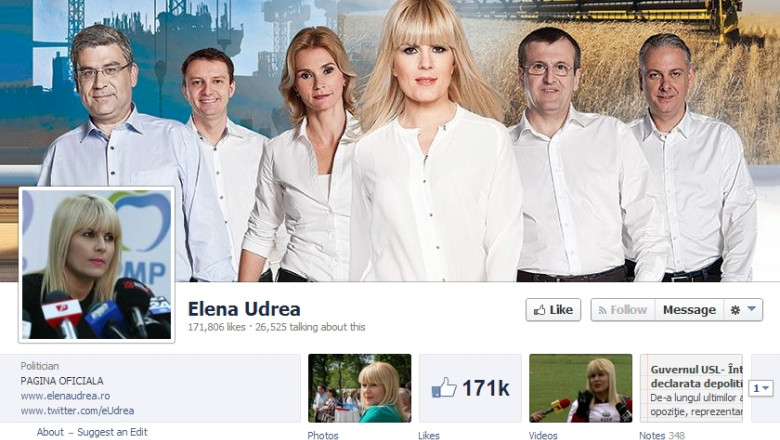 FOTO Victor Ponta, Elena Udrea, MRU si Catalin Predoiu, candidati pe Facebook. Cum intra internetul in slujba prezidentiabililor Imagine