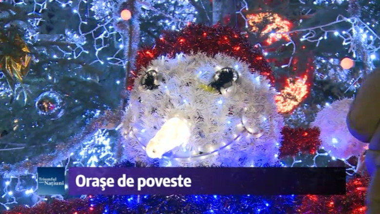 FOTO VIDEO Atmosfera de poveste in orase. S-au aprins luminile de sarbatoare Imagine