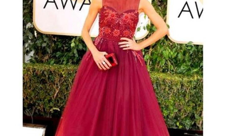 FOTO VIDEO. Moda la Globurile de Aur. O rochie semnata Lorena Sarbu a facut furori pe covorul rosu Imagine