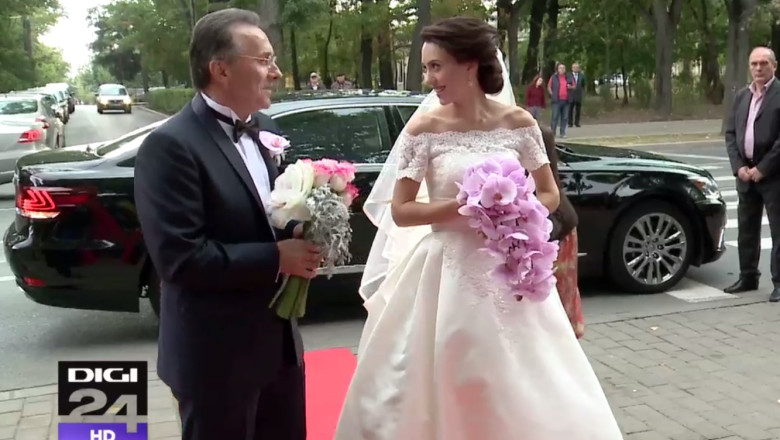 FOTO VIDEO. Primarul Gheorghe Nichita si-a maritat fata. Uneia dintre nase i s-a facut rau Imagine