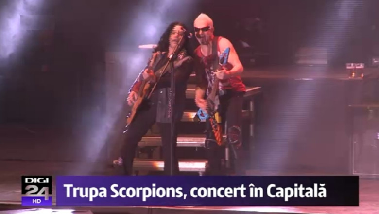 FOTO VIDEO Scorpions, pentru a opta oara la Bucuresti. 10.000 de oameni au cantat impreuna cu trupa Imagine