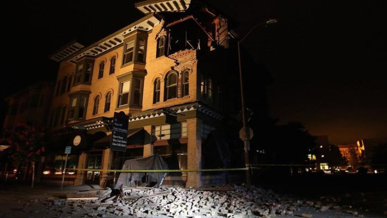 FOTO VIDEO. Stare de urgenta in California, dupa seismul cu magnitudinea 6 Imagine