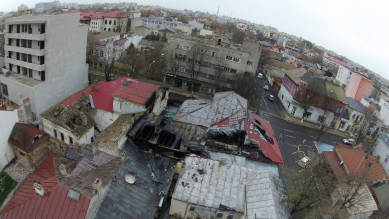 FOTO VIDEO. Urmarile incendiului in care trei tinere au ars de vii, intr-un restaurant din Constanta Imagine