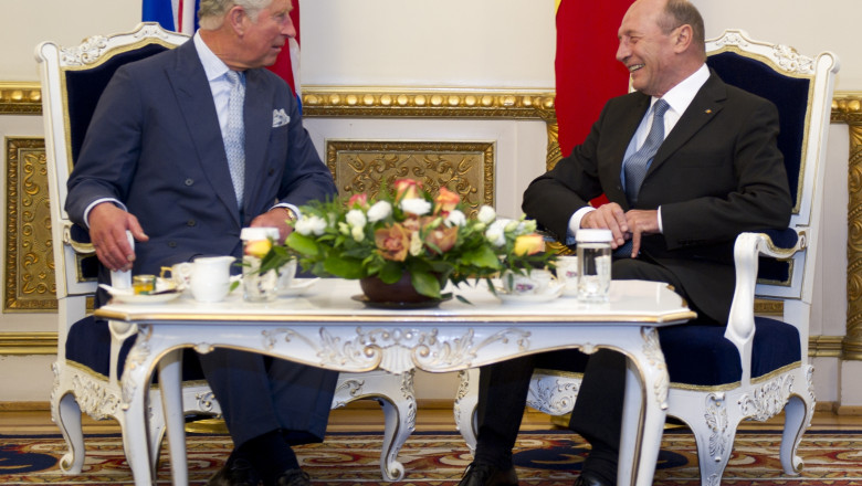 FOTOGALERIE. Printul Charles, invitatul presedintelui Traian Basescu la Palatul Cotroceni Imagine