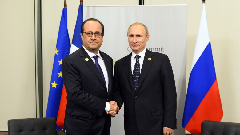 Francois Hollande, vizita-surpriza la Moscova Imagine