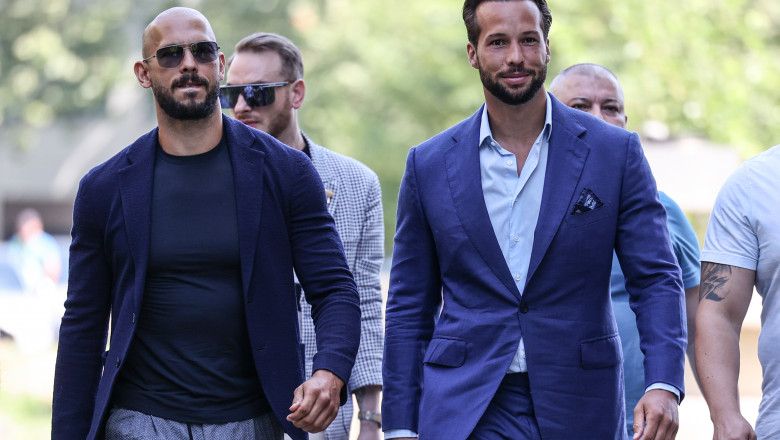 Fratilor Tate le-a fost ridicata interdictia de a parasi Romania. Reactia aroganta a lui Andrew: ”Sa iau Ferrari, sa merg in Italia?” Imagine