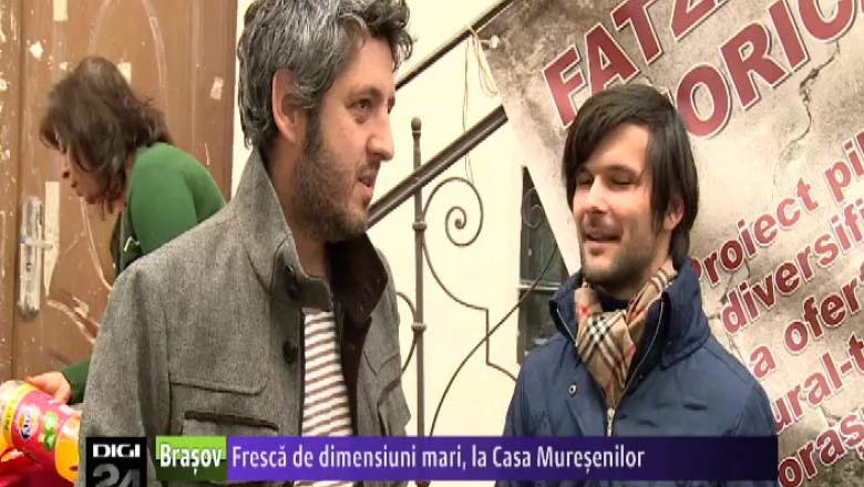 Fresca uriasa, pictata pe peretele Muzeului "Casa Muresenilor" Imagine