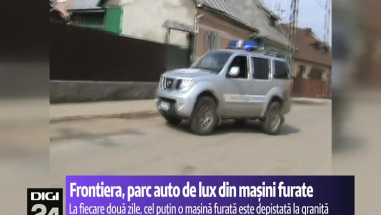 Frontiera, parc auto de lux din masini furate Imagine