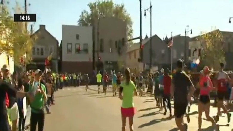 Fugar de politie, la Maratonul din Chicago Imagine