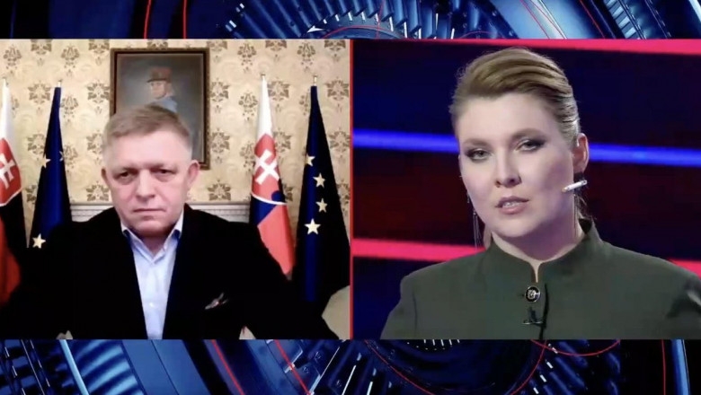 Furie in Slovacia dupa interviul premierului Robert Fico la televiziunea rusa de stat: „Ce dihor oribil si perfid” Imagine