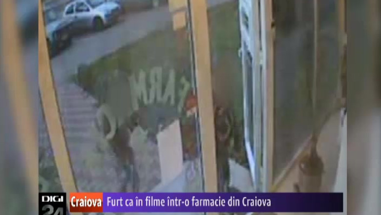 Furt ca in filme intr-o farmacie din Craiova Imagine