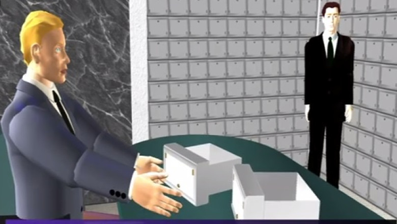 Furt din caseta de valori de la banca. Politia are doi suspecti Imagine