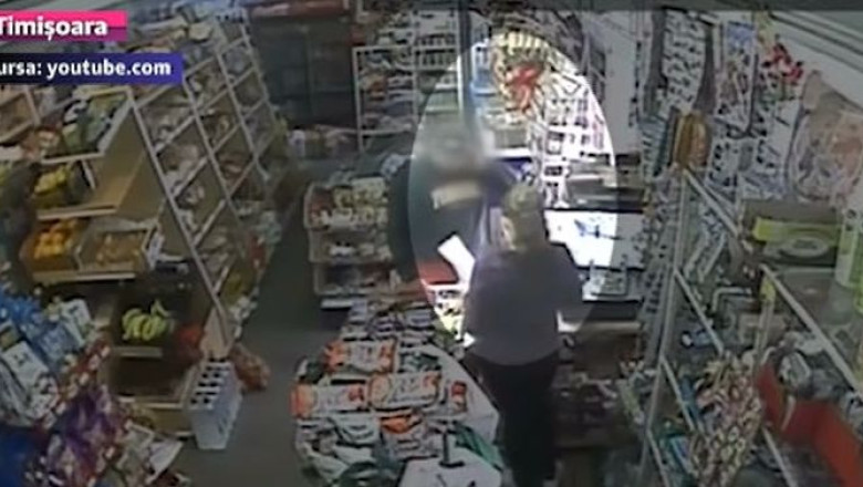 Furt ”prins” pe un sistem de supraveghere video performant. Politia inca ii cauta pe hoti Imagine