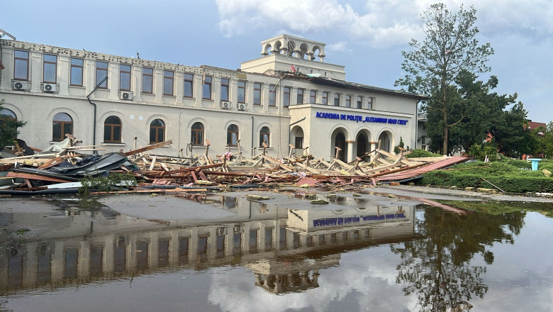 Furtuna a facut ravagii la Academia de Politie. Europol: „Asa arata dezastrul tolerat cu buna stiinta”. Reactia MAI Imagine