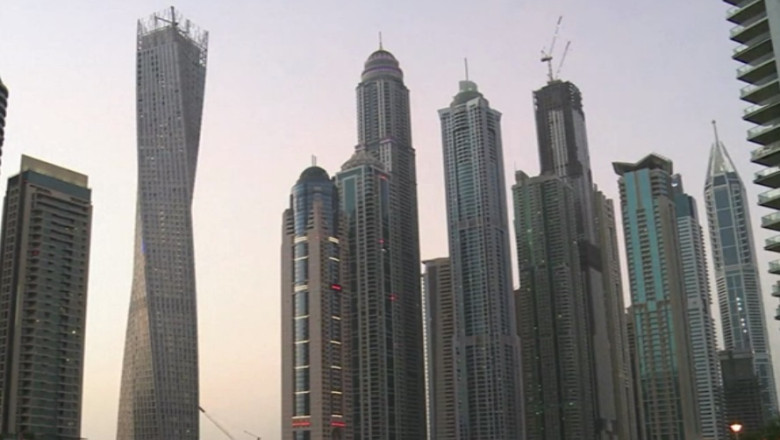 Furtuna de nisip in Dubai Imagine