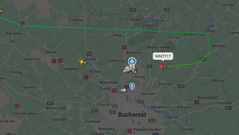 Furtuna in Romania: 3 stewardese au fost ranite din cauza turbulentelor. Zboruri catre Bucuresti redirectionate spre alte aeroporturi Imagine