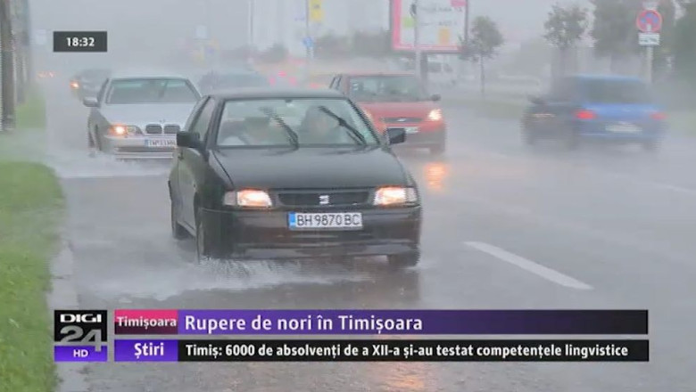 Furtuna la Timisoara. A plouat cu apeluri la 112 Imagine