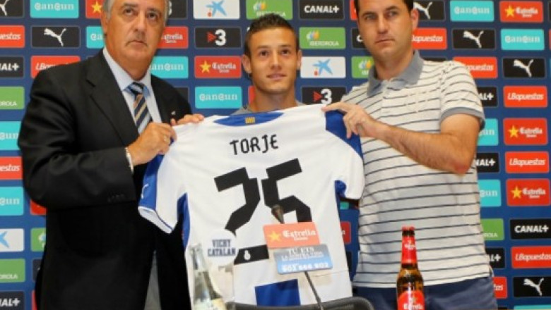 Gabriel Torje a fost prezentat oficial la Espanyol Barcelona Imagine