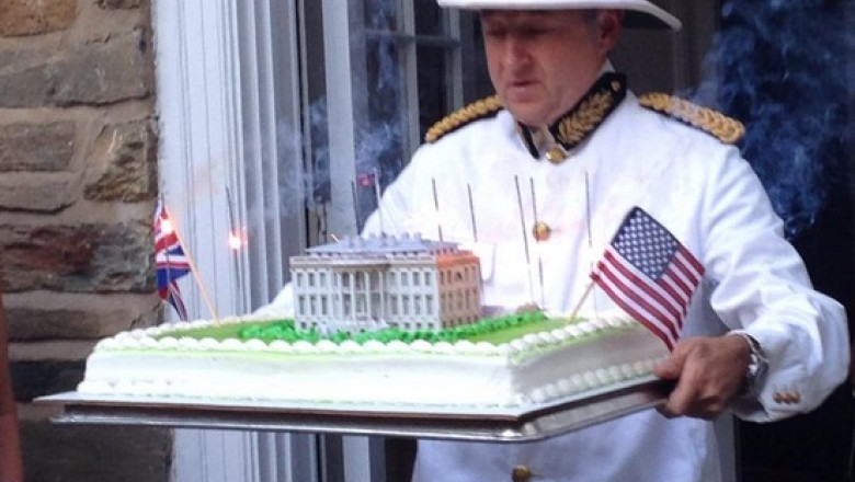 Gafa a ambasadei Marii Britanii in SUA. A marcat 200 de ani de la incendierea Casei Albe Imagine