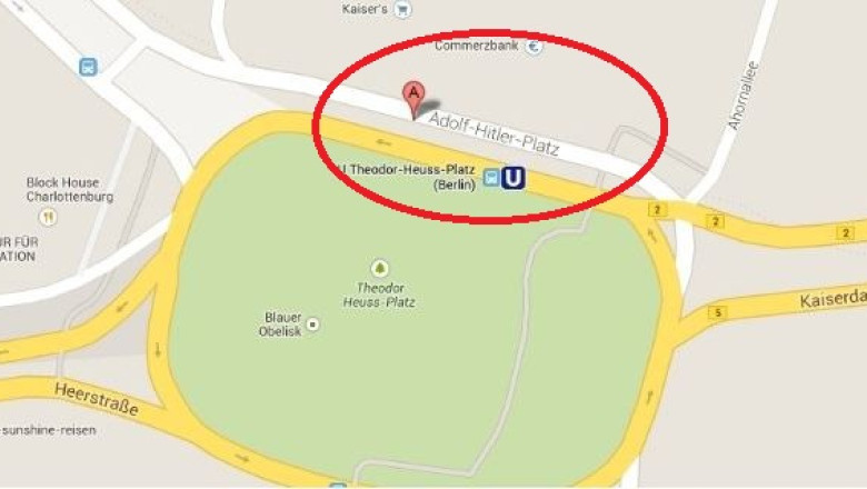 GAFA. Google Maps a etichetat o piata din Berlin drept „Piata Adolf Hitler” Imagine