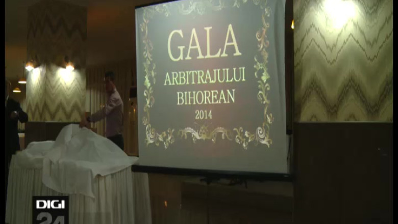 Gala arbitrilor bihoreni. Razvan Ladar, ales arbitrul anului 2014 Imagine