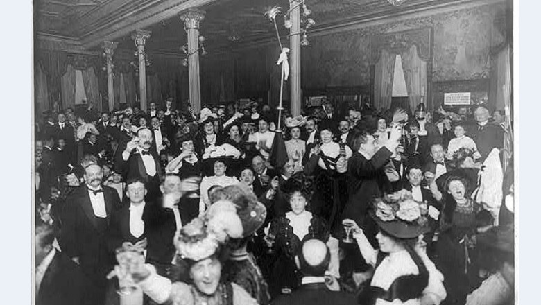 GALERIE. Cum se distrau americanii de Revelion. Fotografii de colectie incepand din 1876 Imagine