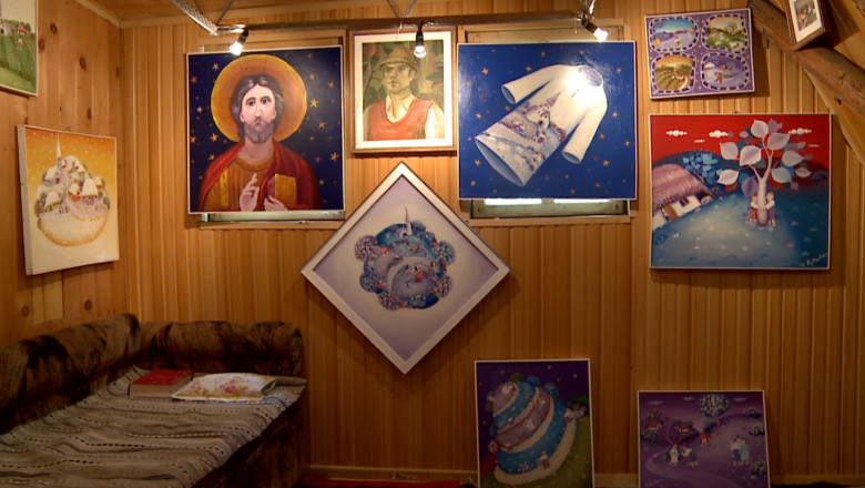 GALERIE FOTO. Arta naiva celebra in lume - un pictor iesean si-a amenajat propriul muzeu in satul natal Imagine