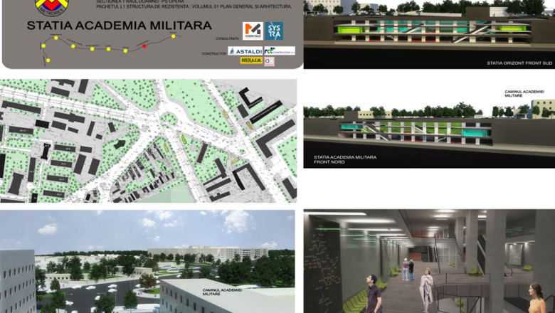 GALERIE FOTO. Cum vor arata noile statii de metrou din Capitala Imagine