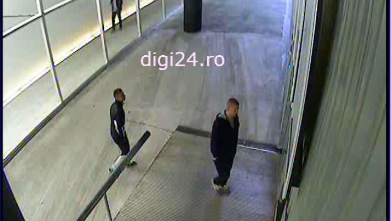 GALERIE FOTO. Imagini cu romanii suspectati de furtul tablourilor valoroase, surprinse in muzeul din Rotterdam Imagine