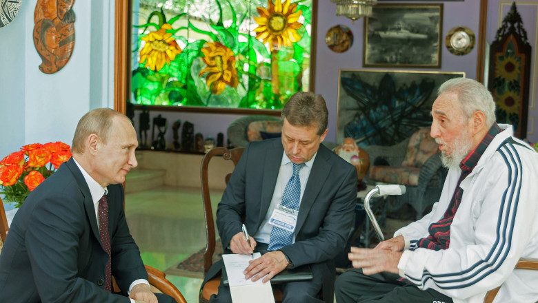 GALERIE FOTO. Vladimir Putin in Cuba Imagine