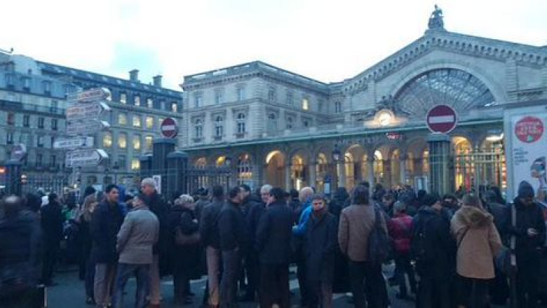 Gara de Est din Paris a fost evacuata. 12 suspecti arestati in cursul noptii in cazul „Charlie Hebdo” Imagine