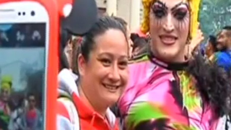 Gay pride in Argentina. Parada a inceput din fata sediului guvernului Imagine