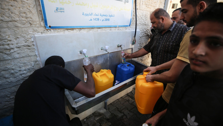 Gaza ramane fara apa. OMS avertizeaza ca o criza de sanatate publica e „iminenta” Imagine