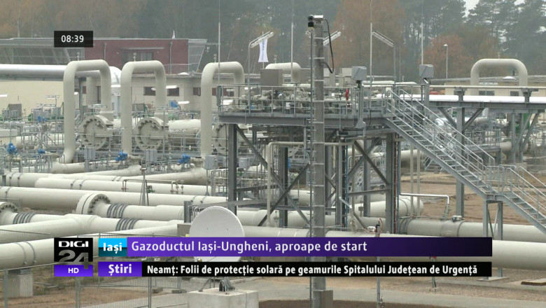Gazoductul Iasi-Ungheni, aproape de start Imagine
