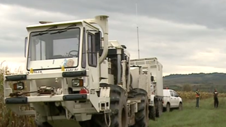 Gazprom cauta hidrocarburi in Ardeal. Geologii spun ca sunt cautate gaze de sist, nu petrol Imagine