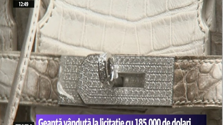Geanta vanduta la licitatie cu 185.000 de dolari Imagine