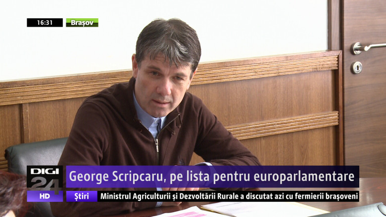 George Scripcaru, pe lista pentru europarlamentare Imagine