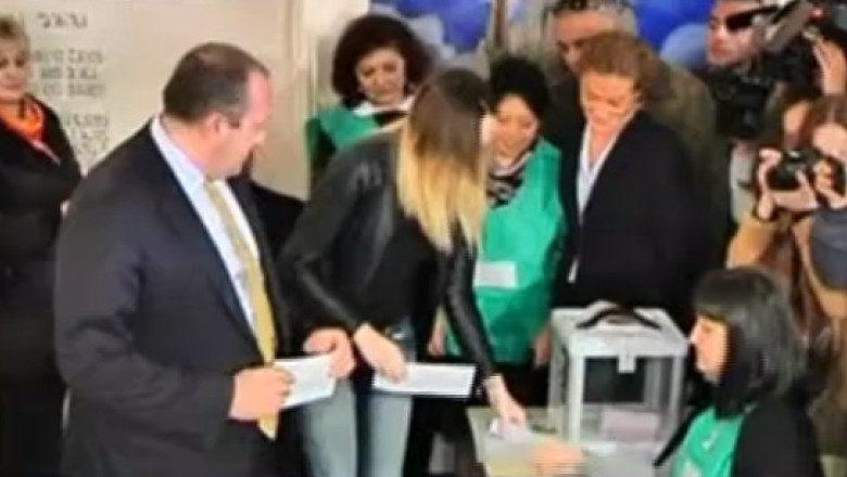 Georgia are un nou presedinte. Georgi Margvelashvili a obtinut 67% din voturi Imagine