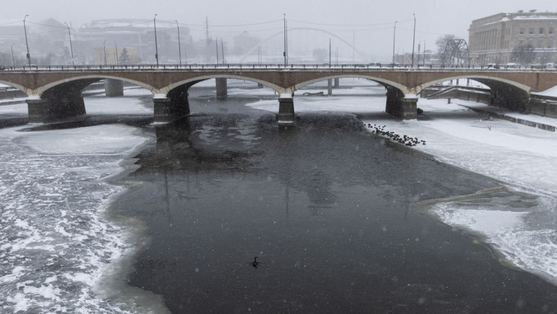 Ger cumplit in SUA: Temperatura a scazut pana la minus 56 de grade Celsius in mai multe zone Imagine