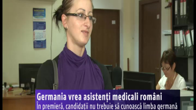 Germania vrea asistenti medicali romani. In premiera, candidatii nu trebuie sa cunoasca limba germana Imagine