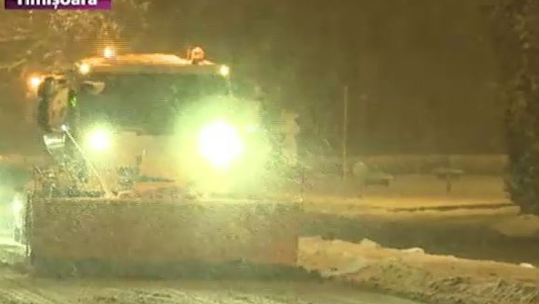 Gerul a pus autoritatile pe jar. Prefectura Timis a convocat Comitetul pentru Situatii de Urgenta Imagine